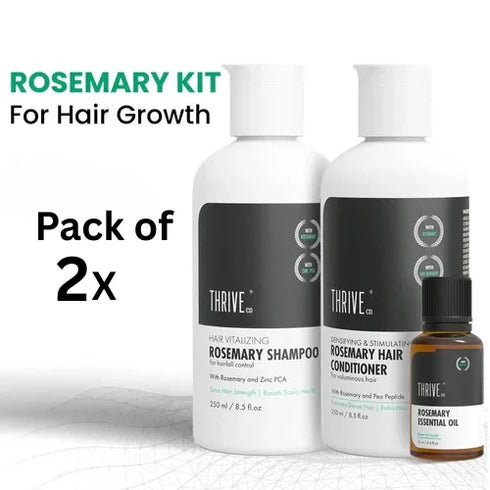 Thriveco Rosemary Kit Rosemary Shampoo Conditioner & Rosemary Essential Oil Combo