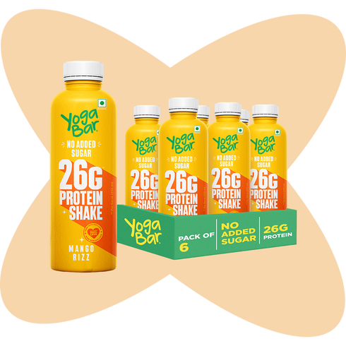 Yoga Bar 26g Protein Shake Mango Rizz - 250ml/bottle