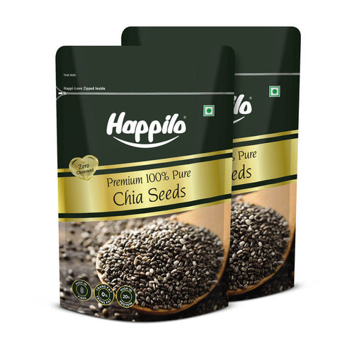 Happilo Premium Raw Organic Authentic Chia Seeds