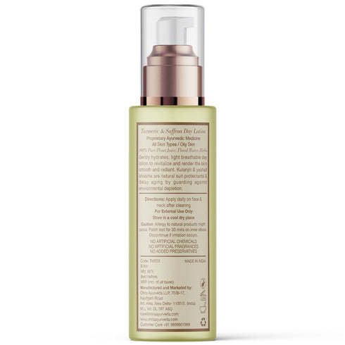 Ohria Ayurveda Turmeric & Saffron Moisturizing Lotion
