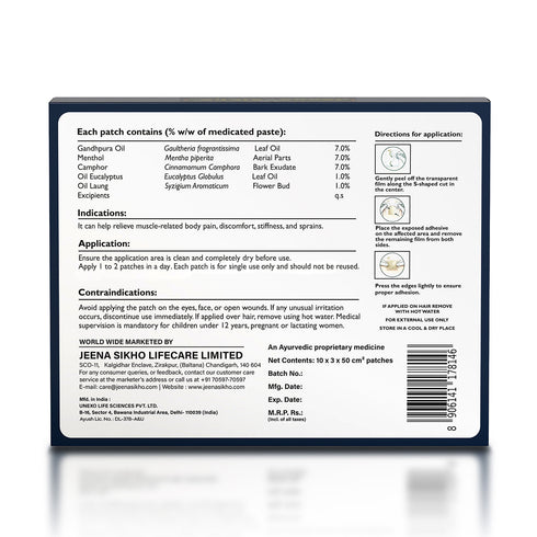 Jeena Sikho Pain Relief Patch