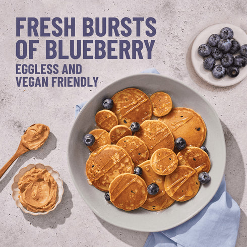 Slurrp Farm Blueberry Pancake mix | Real blueberries | No maida, 16g Protein