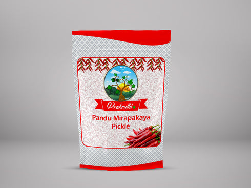 Prakruthi Pandu Mirapakaya | Red Chilli Pickle