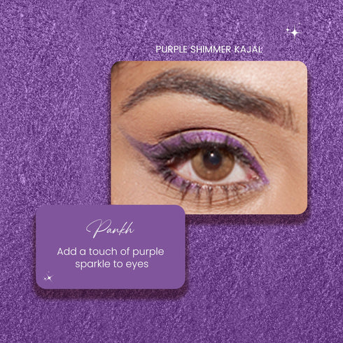 Parul Garg Beauty Pankh - Purple Shimmer Bold Define Kajal