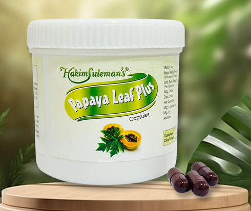 Atiya Herbs Hakim Suleman s Papaya Leaf Plus