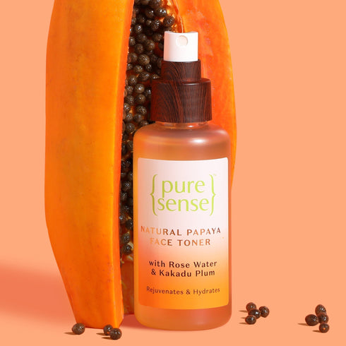 PureSense Natural Papaya Face Toner | From the makers of Parachute Advansed