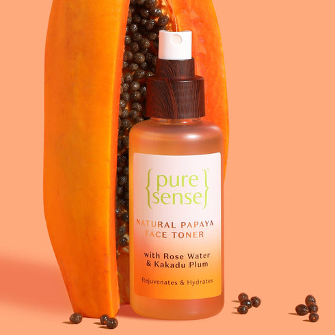PureSense Natural Papaya Face Toner | From the makers of Parachute Advansed