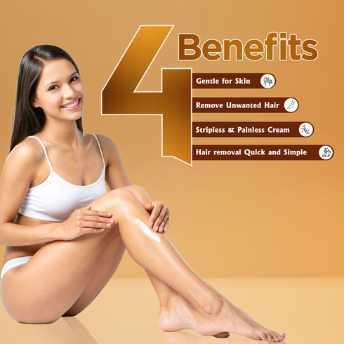 Multani Pharmaceuticals Limited Multani Naturals Papaya Hair Removal Cream Painless & Easy Cream