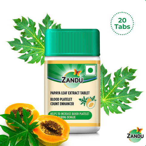 Zandu Papaya Leaf Extract Tablets