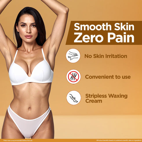 Multani Pharmaceuticals Limited Multani Naturals Papaya Hair Removal Cream Painless & Easy Cream