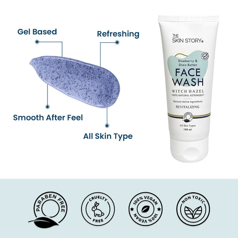 The Skin Story Blueberry Glow Brightening Facewash