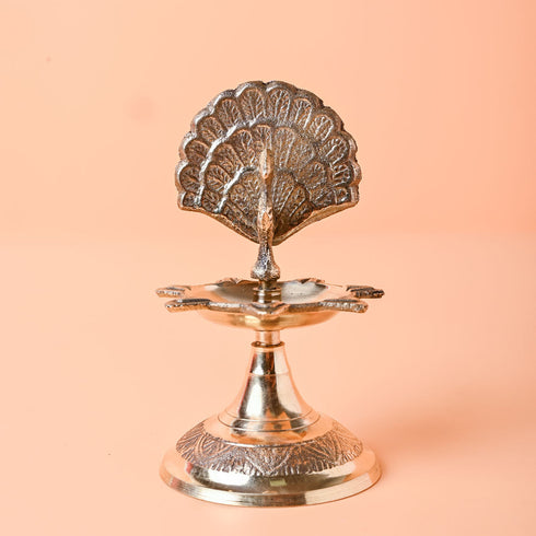 Samskara Home Paravani Peacock Oil lamp