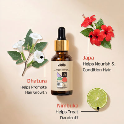 Vedix Pratiti Hair Serum With Hibiscus & Datura 30ml