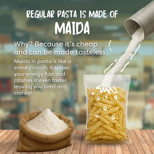 Troovy The Healthy Protein Millet Pasta | Penne