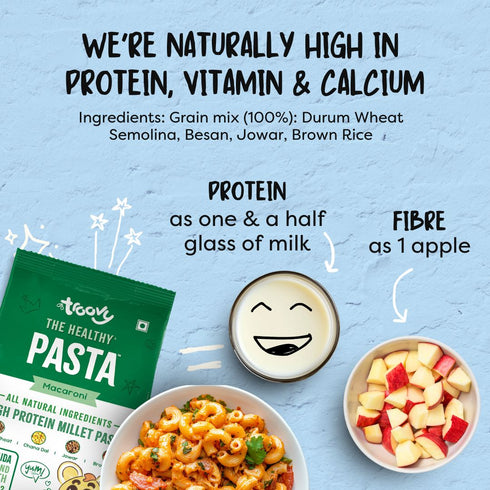 Troovy The Healthy Protein Millet Pasta | Macaroni