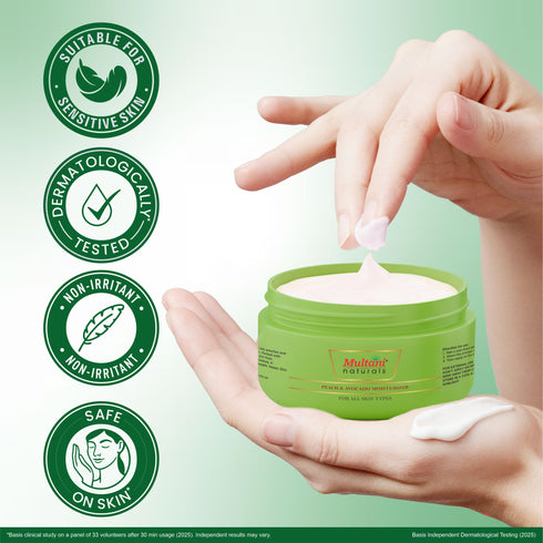 Multani Pharmaceuticals Limited Multani Naturals Peach Avocado Moisturizer Deep Hydration Cream for All Skin Types Softening Smoothing Natural Ingredients