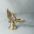 Samskara Home Peacock Brass Oil Lamp