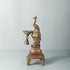 Samskara Home Peacock Brass Oil Lamp With Bell