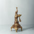 Samskara Home Peacock Brass Oil Lamp With Bell