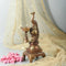 Samskara Home Peacock Brass Oil Lamp With Bell
