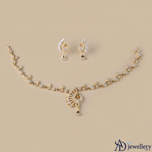 Peacock Vine Elegance Necklace Set