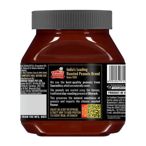 Jabsons Foods Chocolate Peanut Butter