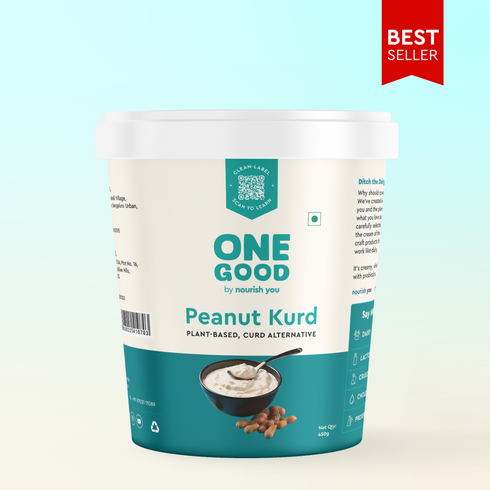 Nourish You Peanut Kurd - 450g | Curd Alternative | Dairy-free Subscription