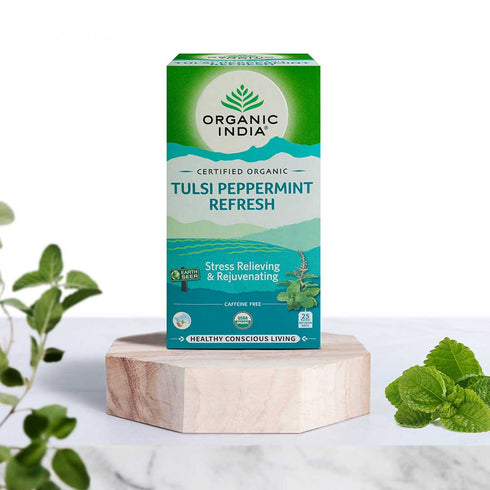Organic India Tulsi Tea Peppermint