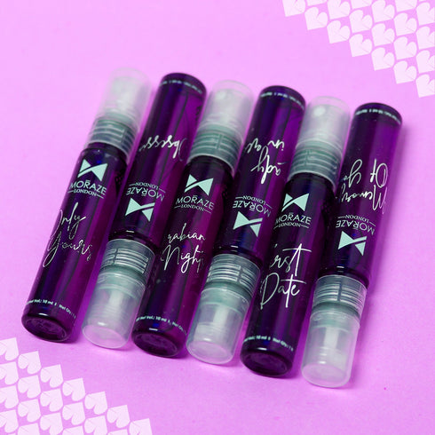Moraze Cosmetics Long Lasting Pack of 6 Perfume Set