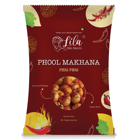 Lila Dry Fruits Peri Peri Makhana