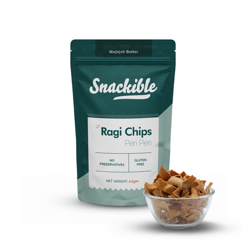 Snackible Peri Peri Ragi Chips
