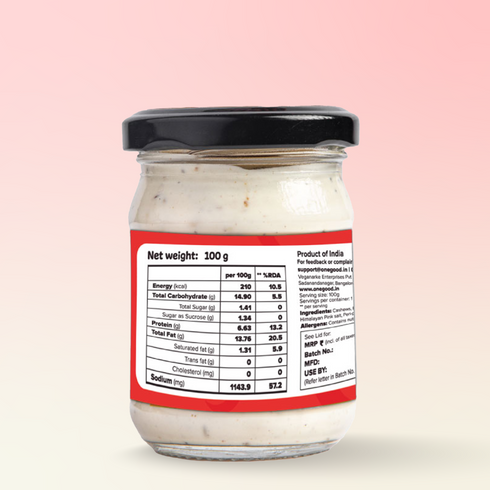 Nourish You Cashew cheese spread | Peri-peri | clean label | great taste