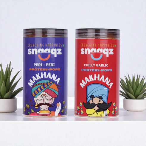 SNAAQZ Spicy Makhana Duo Combo (Pack of 2)