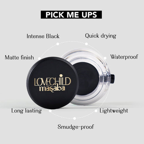 LoveChild EYE 2K| Gel Eyeliner With Applicator Black