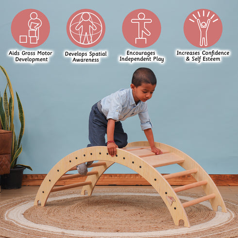 Ariro Toys Pikler Climbing Arch-Natural
