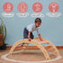 Ariro Toys Pikler Climbing Arch-Natural