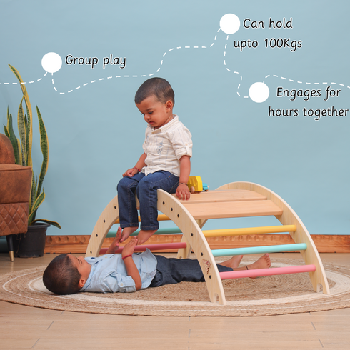 Ariro Toys Pikler Climbing Arch-Natural