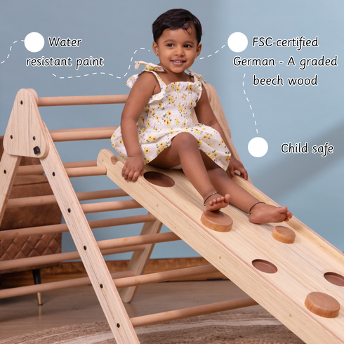 Ariro Toys Pikler Triangle - Natural