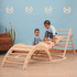 Ariro Toys Pikler Triangle and Pikler Arch - Natural