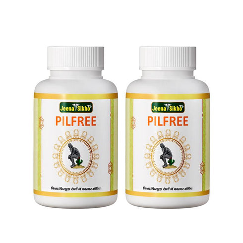 Jeena Sikho Pilfree Capsules Ayurvedic Support for Piles Fistula and Fissure