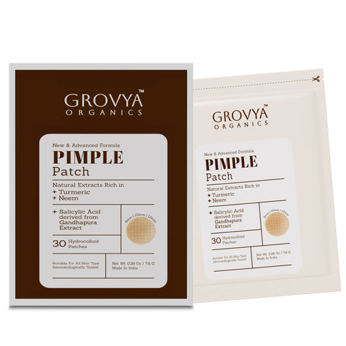 Jeena Sikho Pimple Patch Hydrocolloid Acne Patch with Turmeric Neem and Calendula