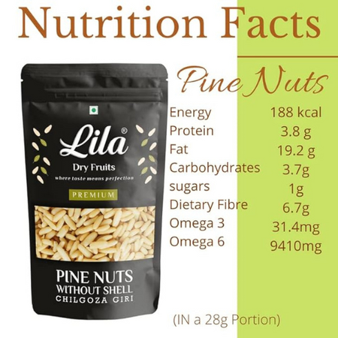 Lila Dry Fruits Pine Nuts