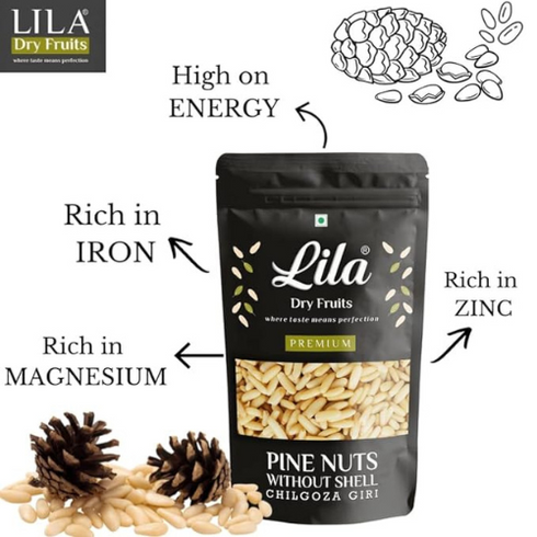 Lila Dry Fruits Pine Nuts