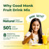 Good Monk Instant Fruit Drink Mix Natural Pineapple Powder
