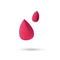 Boujee Beauty 2Pcs Pink Makeup Sponge Set