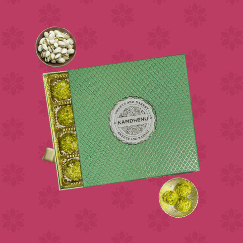 Kamdhenu Mishti Pista Ladoo Box