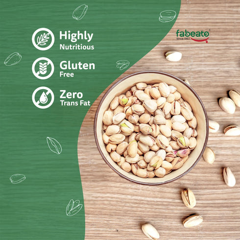 Fabeato Premium Roasted & Salted Pistachios