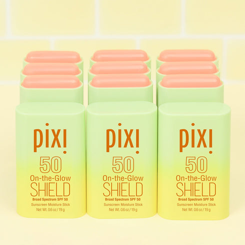 Pixi Beauty On the Glow SHIELD SPF 50 Sunscreen Trio Set of 3