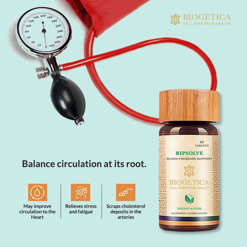 Biogetica Bipsolve |Blood Pressure Support 80 Tablets