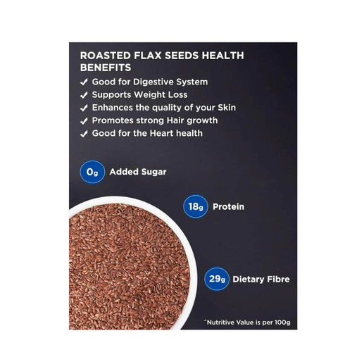 True Elements Roasted Flax Seeds